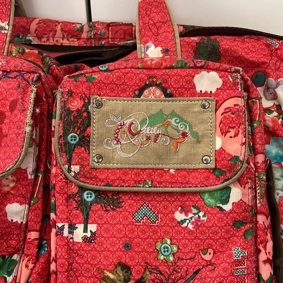 Oilily diaper bag, two bottle holders and pad - Picture 2 of 10